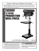 Harbor Freight Tools 20 in. 12 Speed Production Drill Press User manual