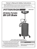 Pittsburgh Automotive Item 61251 Owner's manual