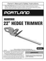 Harbor Freight Tools 22 in. Electric Hedge Trimmer User manual