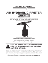 Harbor Freight Tools 3/16 in. Air Hydraulic Riveter Owner's manual