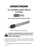Harbor Freight Tools 3/8 in. Double Sided Rotary Spot Weld Cutter User manual