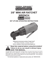 Harbor Freight Tools 3/8 in. Mini Air Ratchet Wrench Owner's manual