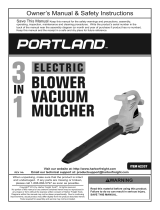Harbor Freight Tools Electric Blower vacuum mulcher Owner's manual