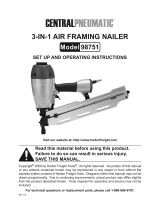 Central Pneumatic Item 98751 Owner's manual