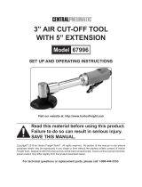 Harbor Freight Tools 3 in. High Speed Extended Reach Air Cutoff Tool Owner's manual