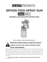 Harbor Freight Tools 32 oz. Automotive Siphon Feed Air Spray Gun User manual
