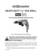 Drill Master 3273 User manual