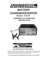 Chicago Electric 3418 User manual