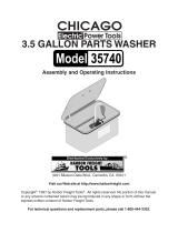 Harbor Freight Tools 35740 User manual