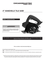 Harbor Freight Tools 4 in. Handheld Dry_Cut Tile Saw User manual