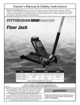 Harbor Freight Tools 4 ton Steel Heavy Duty Floor Jack with Rapid Pump User manual