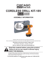 Harbor Freight Tools 44849 User manual