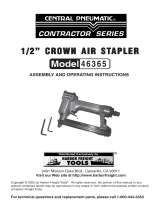 Harbor Freight Tools Contractor 46365 User manual