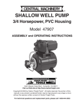 Harbor Freight Tools 47907 User manual