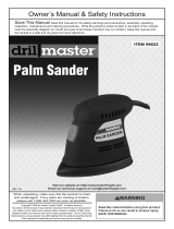 Harbor Freight Tools 5_3/8 In x 3_3/4 Palm Detail Sander User manual