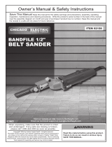 Harbor Freight Tools 5.3 Amp 1/2 in. Heavy Duty Bandfile Belt Sander User manual