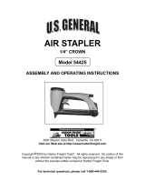 Harbor Freight Tools 54425 User manual