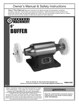 Harbor Freight Tools 6 in. Buffer Owner's manual