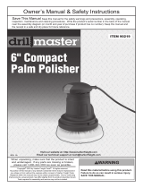 Harbor Freight Tools 6 in. Compact Palm Polisher User manual