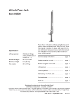 Harbor Freight Tools 6530 User manual