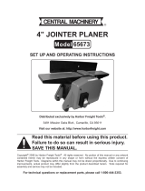 Central Machinery 65673 User manual