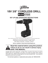 Drill Master 67024 User manual