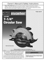 Harbor Freight Tools 7_1/4 in. 10 Amp Circular Saw User manual
