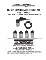 Harbor Freight Tools 7 Pc 3/4 Oz. Quick_Change Airbrush Kit Owner's manual
