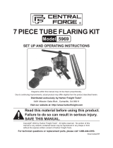 Harbor Freight Tools 7 Piece Tube Flaring Kit Owner's manual