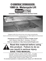 Harbor Freight Tools 91764 User manual