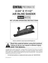 Harbor Freight Tools 91773 User manual