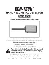 Harbor Freight Tools 97245 User manual