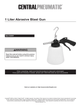 Harbor Freight Tools Abrasive Blaster Gun with 1 Liter Cannister User manual