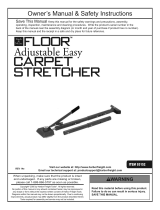 Harbor Freight Tools Adjustable Carpet Stretcher Owner's manual