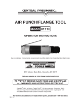 Harbor Freight Tools Air Punch/Flange Tool User manual