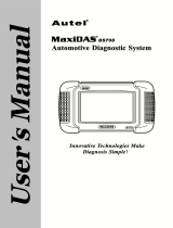 Harbor Freight Tools AUTEL MaxiDAS Automotive Diagnostic and Analysis System User manual