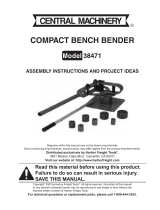 Harbor Freight Tools Bench Bar and Rod Bender User manual