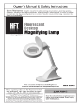 HFT Desktop Magnifying Lamp Owner's manual