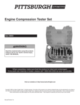 Harbor Freight Tools Diesel Compression Tester Set User manual