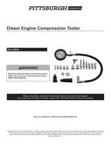 Harbor Freight Tools Diesel Engine Compression Tester 20 Pc User manual