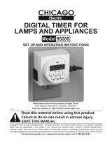 Harbor Freight Tools Digital timer User manual