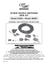 Harbor Freight Tools Drip Irrigation Kit User manual
