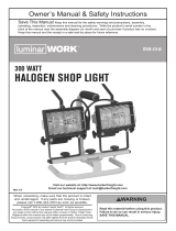 Harbor Freight Tools Dual Head Pivoting Work Light With Stand User manual