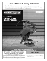 Harbor Freight Tools Electric Chain Saw Sharpener User manual