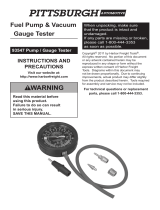 Harbor Freight Tools Fuel Pump and Vacuum Tester User manual