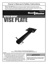 Harbor Freight Tools Hitch Mount Vise Plate User manual
