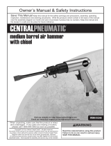Central Pneumatic Medium Barrel Air Impact Hammer Owner's manual