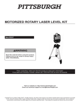 Harbor Freight Tools Motorized Rotary Laser Level Kit User manual