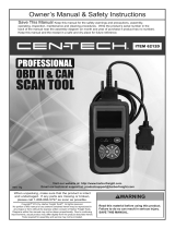 CEN-TECH OBD II & CAN Professional Scan Tool User manual