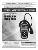 Harbor Freight Tools OBD II & CAN Scan Tool with ABS User manual